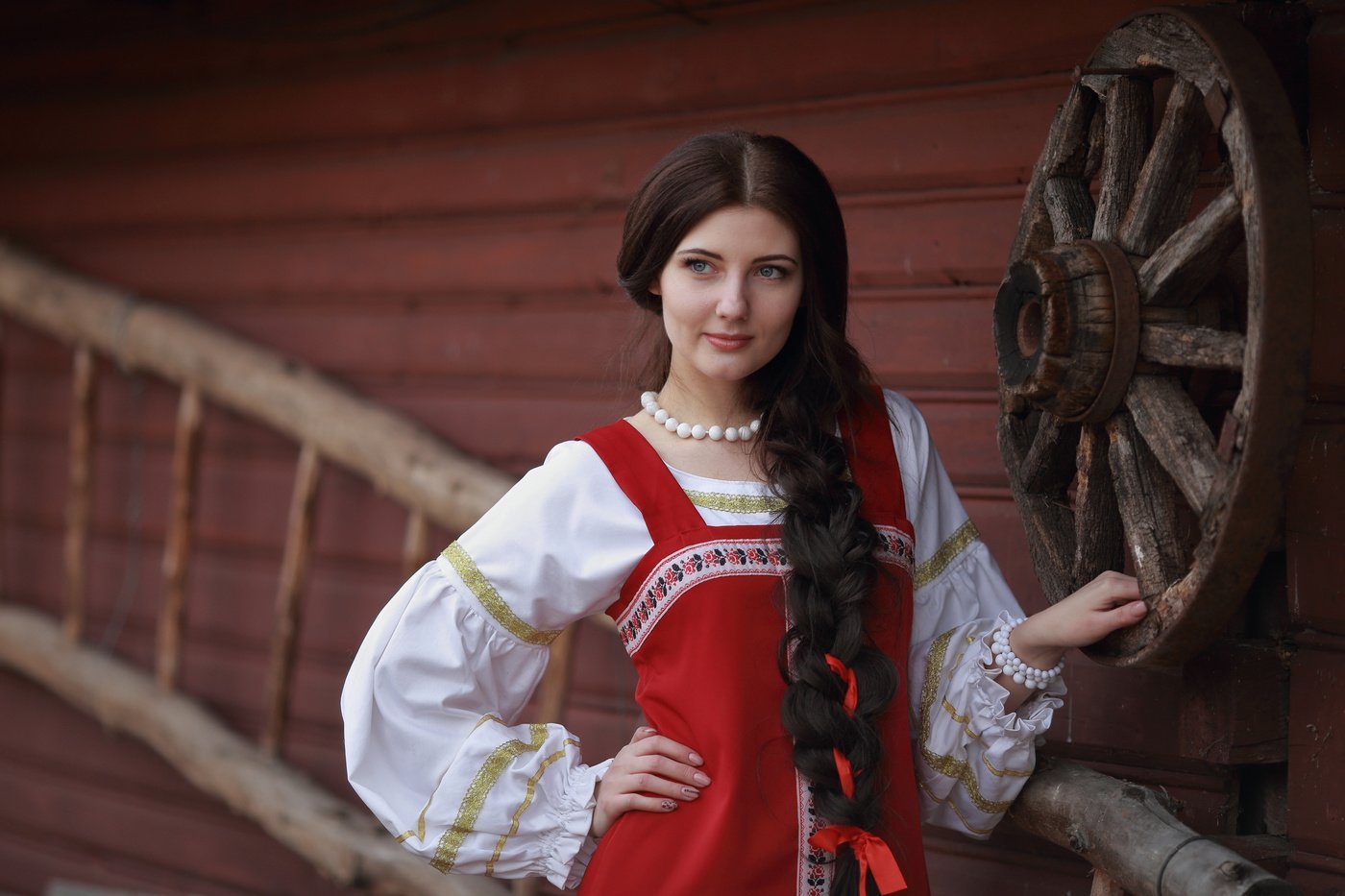 Girls in Slavic costumes in Birkirkara